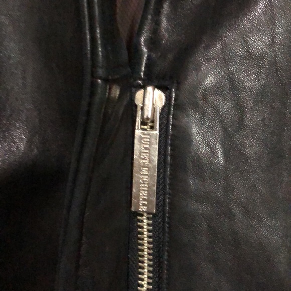 Leather tie waist jacket - Picture 4 of 11